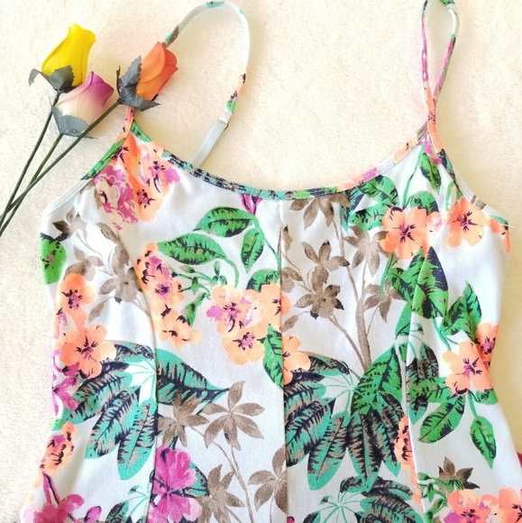 Express Other - Express floral print jumpsuit
